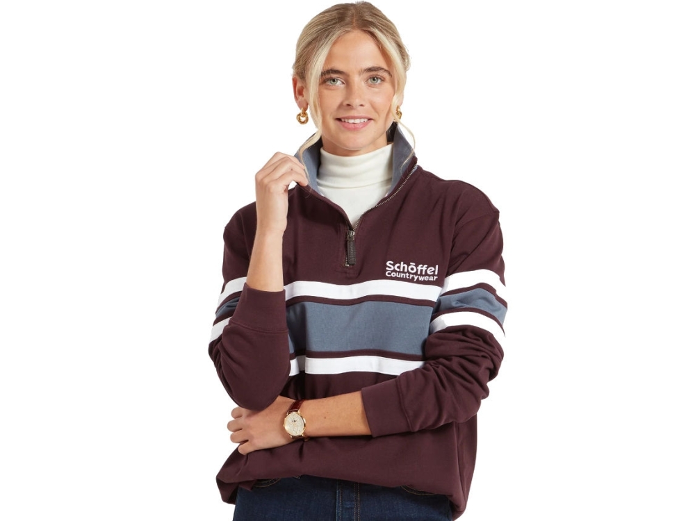 schoffel exmouth wine jersey cotton