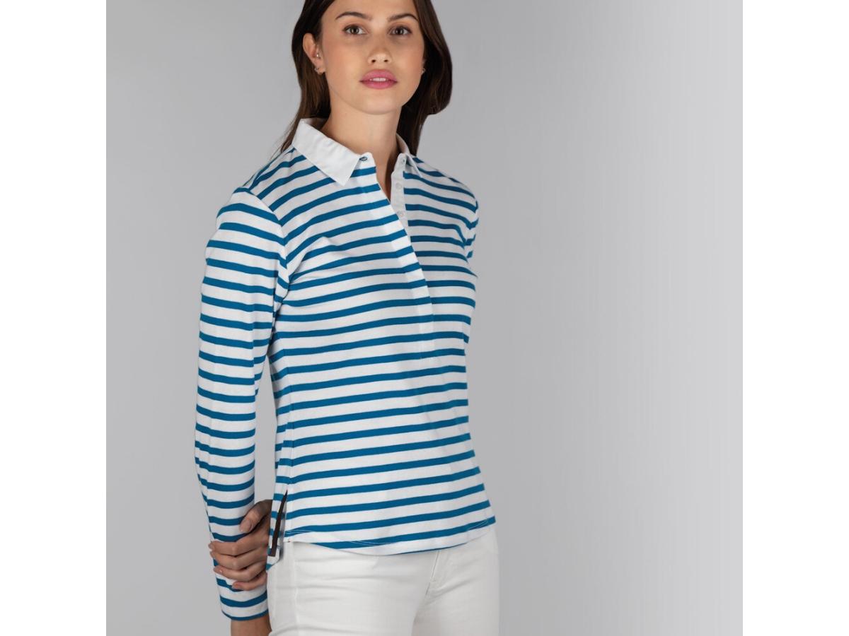 schoffel long sleeve ladies stripe shirt