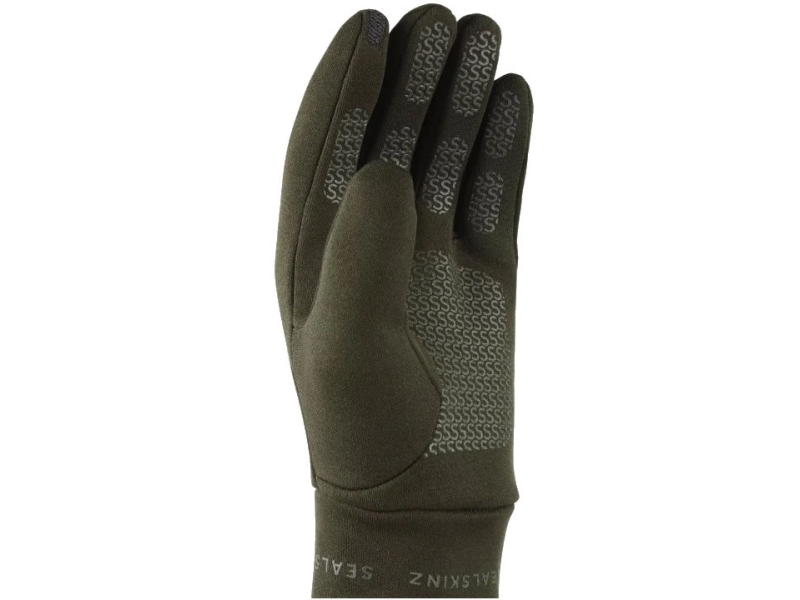 sealskinz acle water repellent gloves olive green