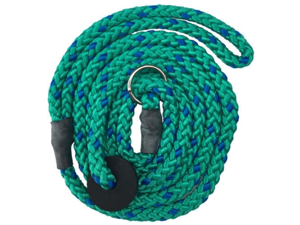 Gun Dog Green & Blue Slip Lead