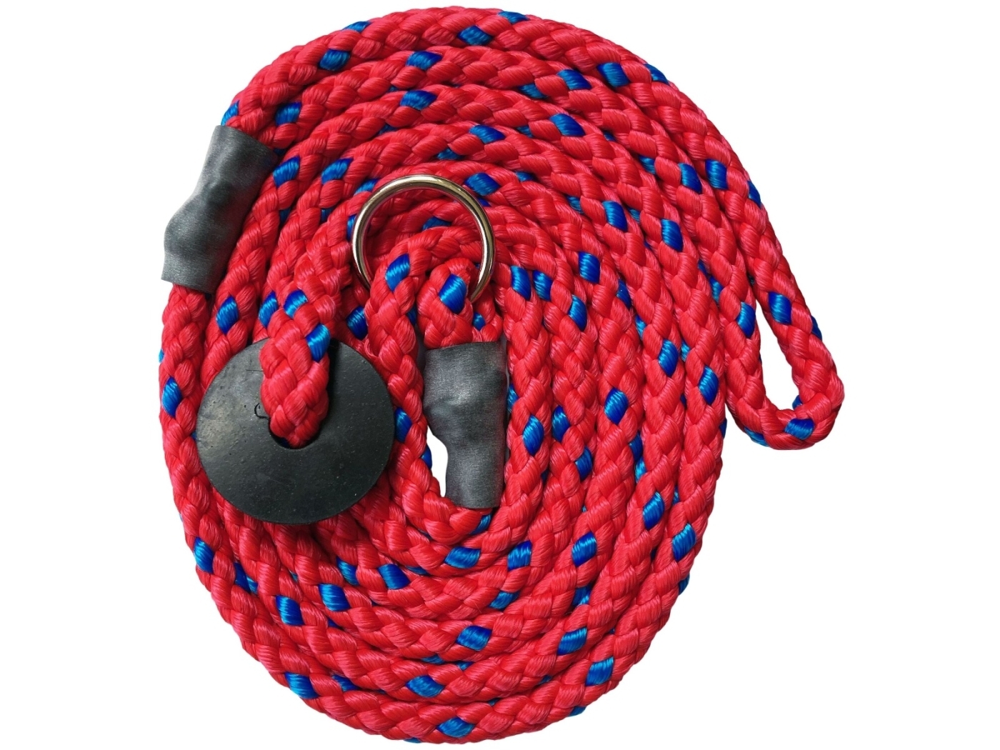 Red & Blue 1.5m Slip Lead Main Image Sporting Saint Slip Lead 1.5m Red With Blue Fleck