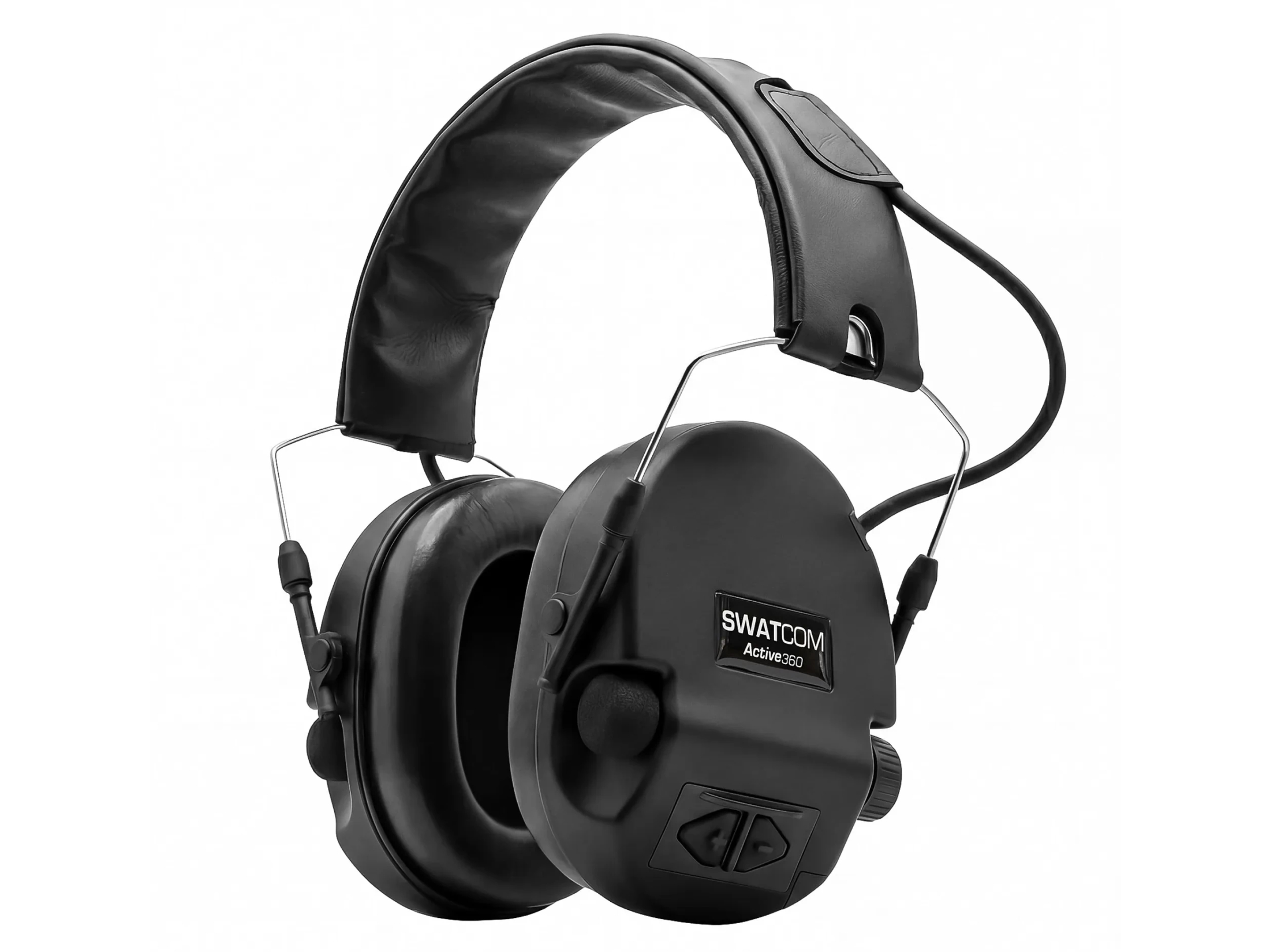 swatcom active 360 black electronic ear defenders