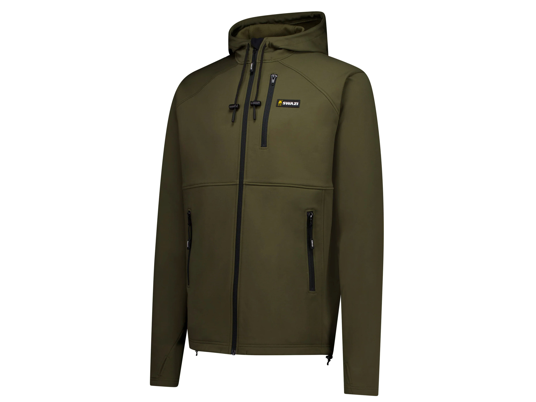 stalker hooded jacket stone swazi