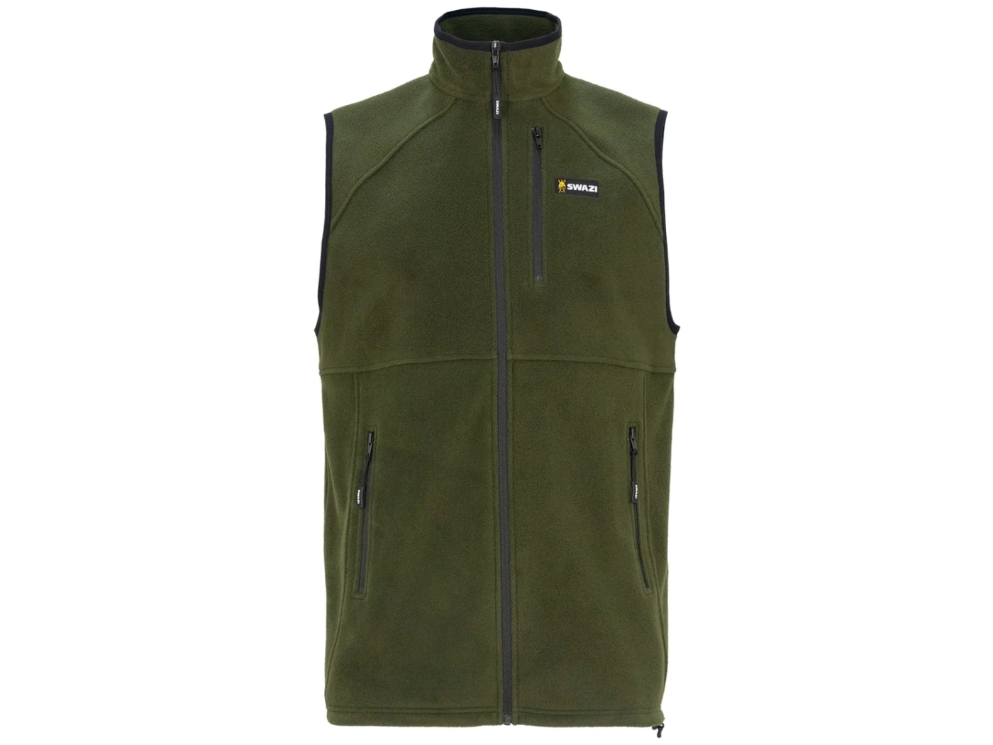 swazi sherpa vest olive gilet