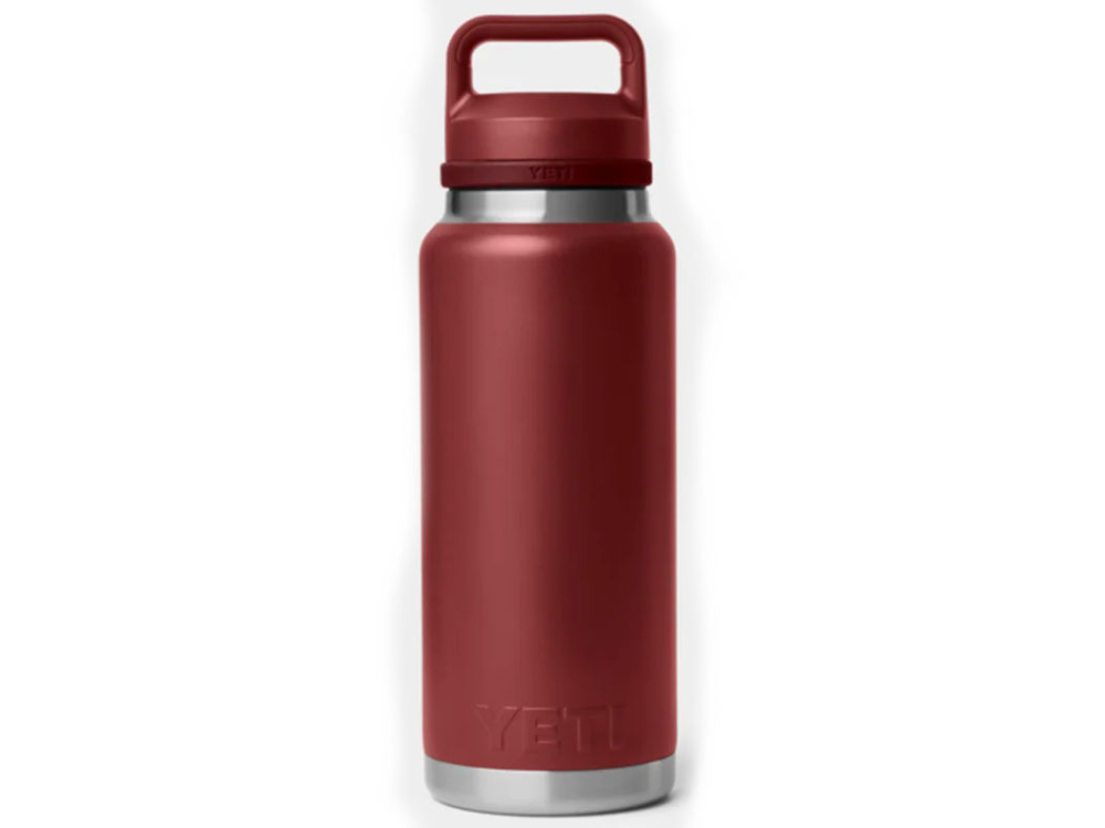 stag red yeti rambler leakproof chug cap 36oz bottle