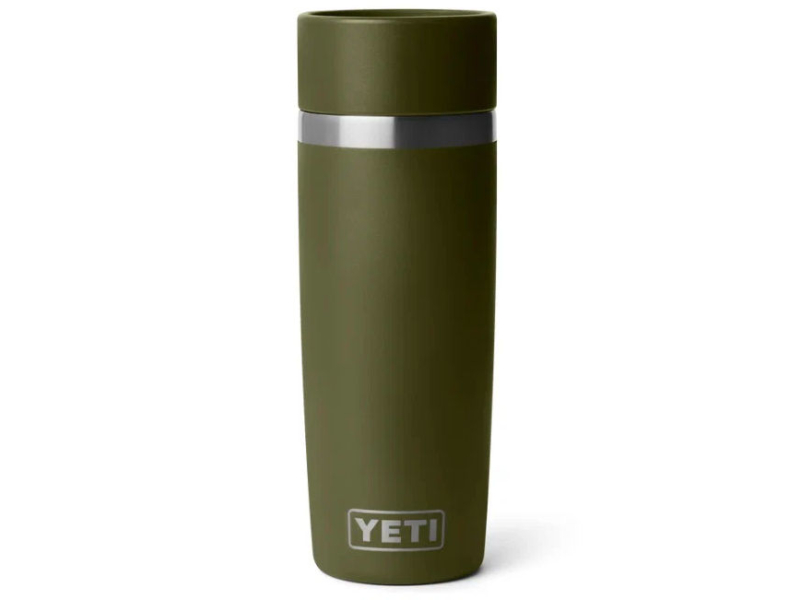 YETI Rambler 16oz Travel Bottle Olive/King Crab Orange Main Image yeti 16oz rambler commuter cap olive king crab orange