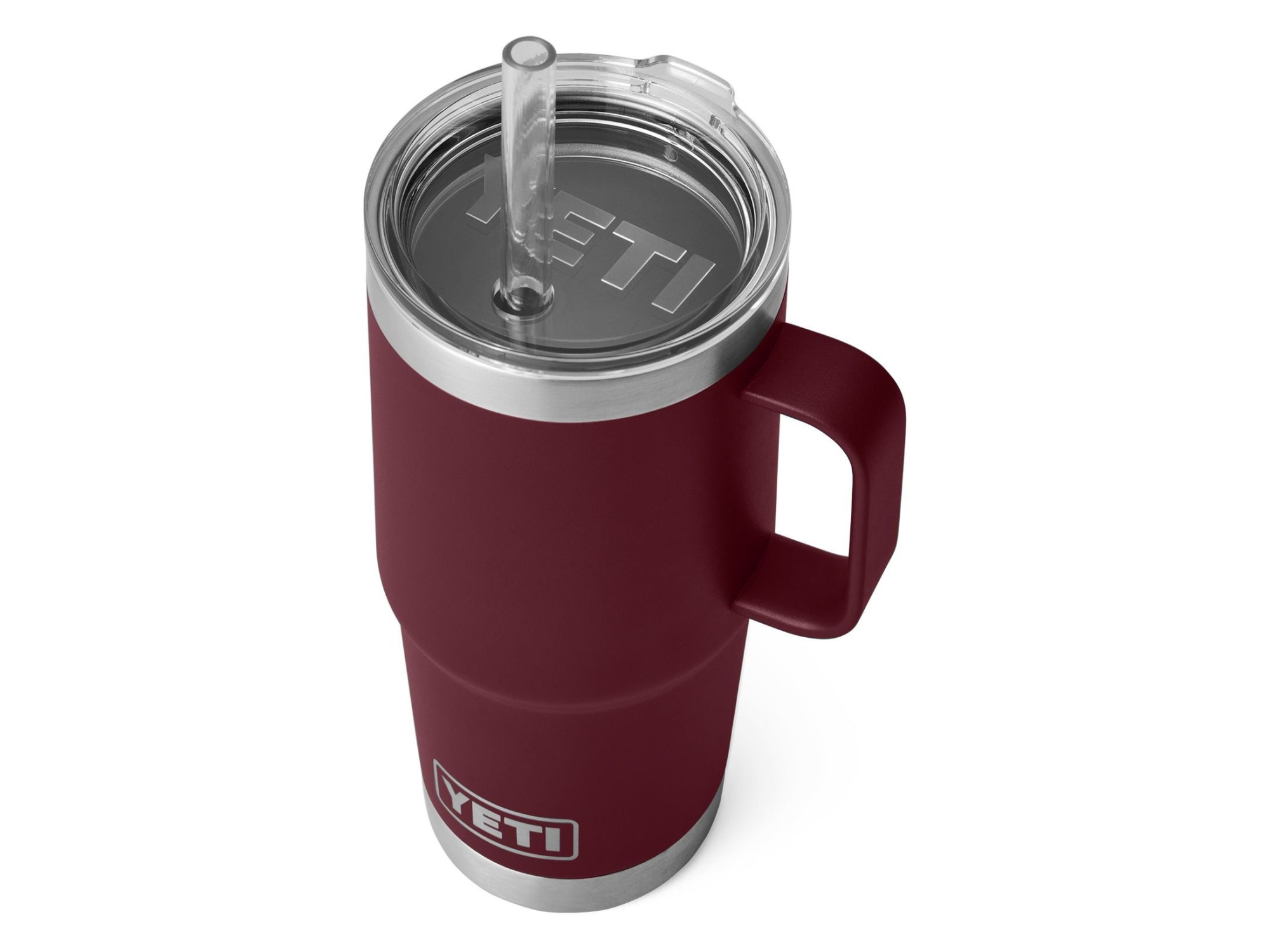 yeti red vine rambler mug 25oz