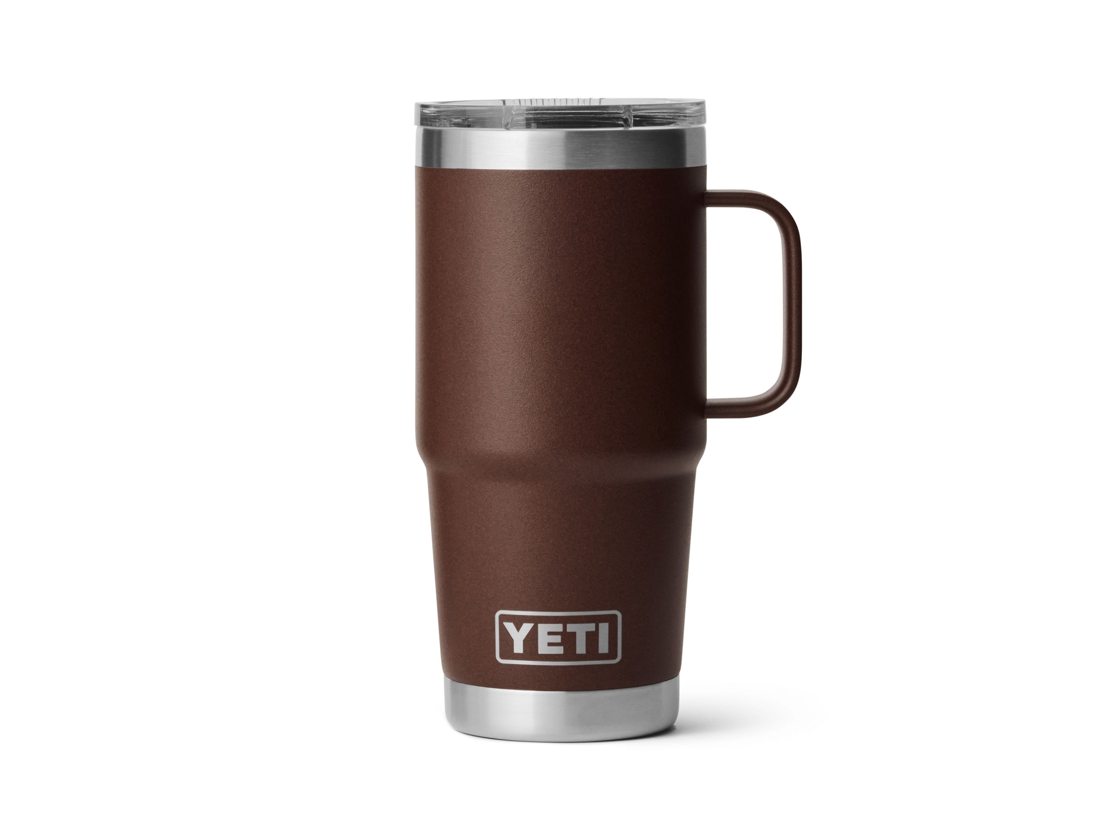 yeti wetlands brown travel mug 20oz stronghold lid