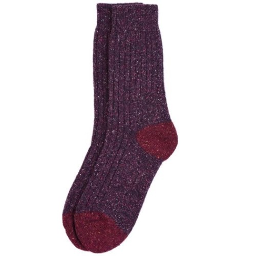 barbour houghton socks berry ladies