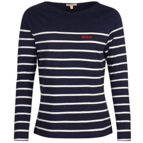 barbour bradley long sleeve top navy