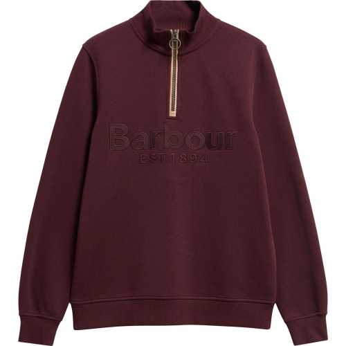 cynthia barbour half zip sweatshirt fig ladies