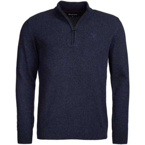 Barbour Tisbury Half Zip Navy Jumper