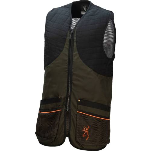 browning skeet vest dark green mesh the classic