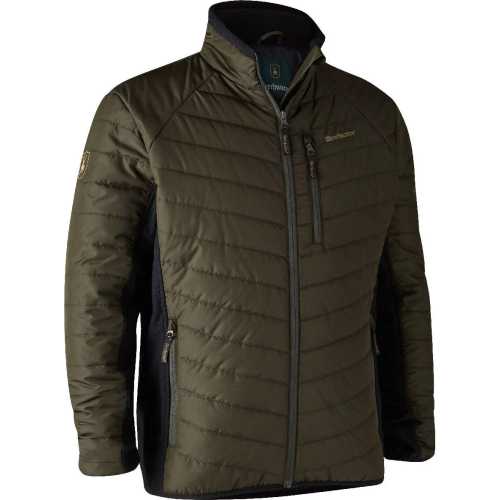 5571 deerhunter moor jacket with softshell padded jacket green