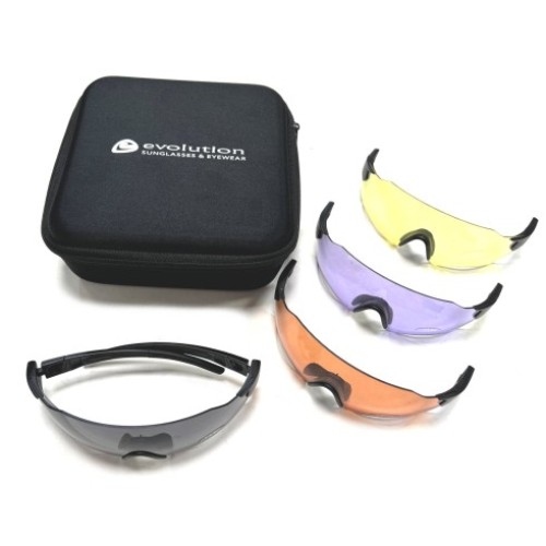 evolution connect shooting glasses set