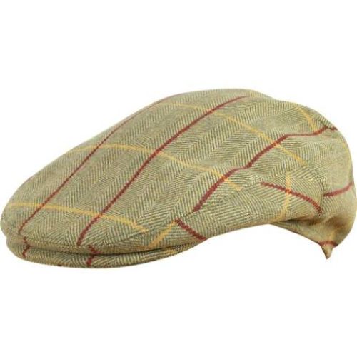 Jack Pyke Wool Blend Tweed Brown Flat Cap