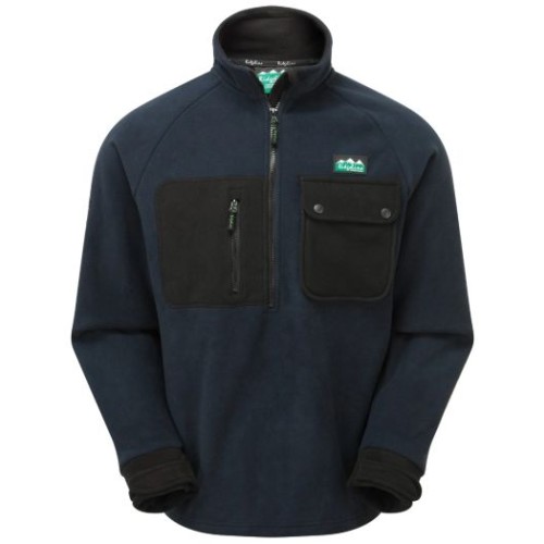 Ridgeline Igloo 2 Bush Fleece lack&Navy Shirt