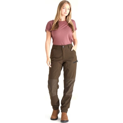 Image Of Ridgeline Ladies Cambrian Waterproof Trousers Bark ridgeline cambrian trousers bark