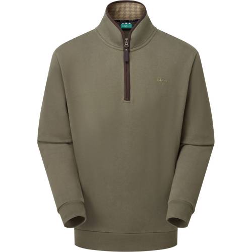smokey olive ridgeline brancaster zipped quarter