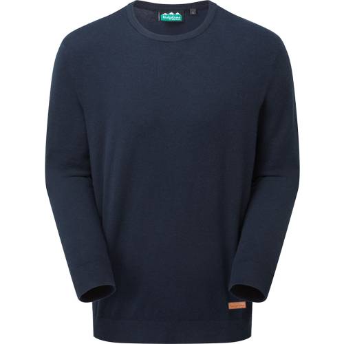 ridgeline hartland crew neck jumper navy
