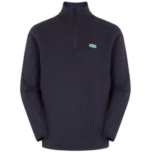 ridgeline narvik mens quarter zip navy