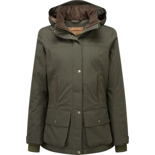 Image Of Schoffel Ladies Langton Country Coat Dark Woodland ladies schoffel langton country coat