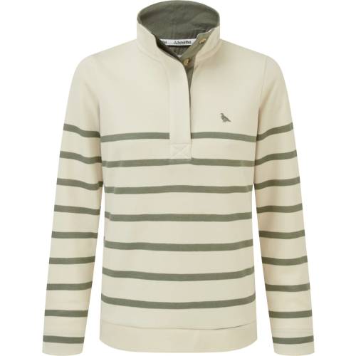 schoffel sandown pale stone agave green sweatshirt