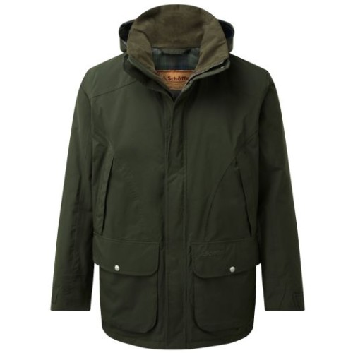 Schoffel Snipe Green Waterproof Shooting Coat