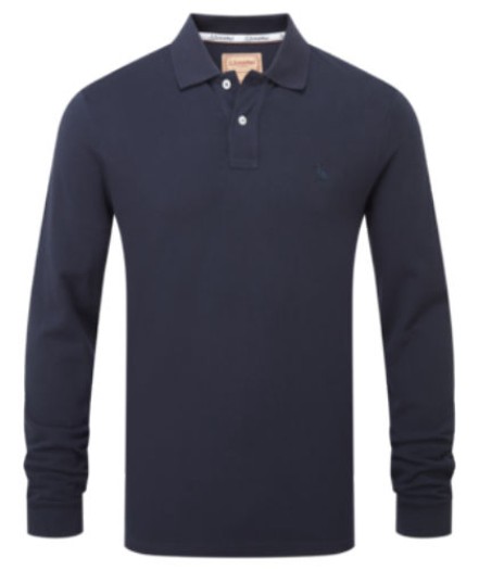schoffel st ives long sleeve polo shirt