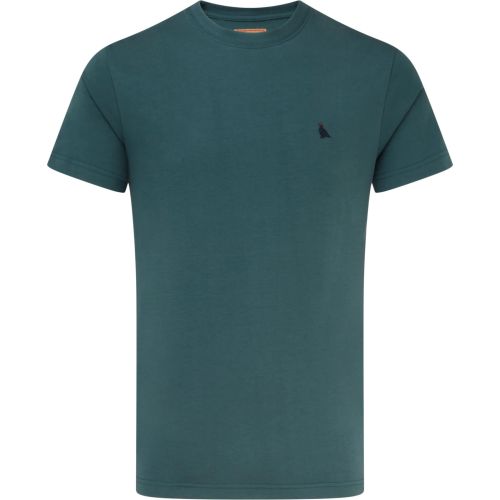 trenance deep blue 100 percent cotton t-shirt