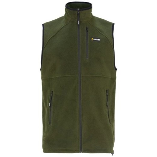 swazi sherpa vest olive gilet