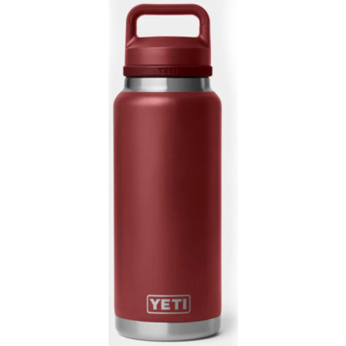 yeti red stag 36oz rambler chug cap leakproof